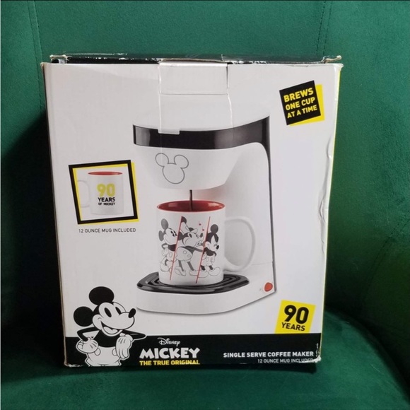 Mickey Mouse Coffee Maker w/ Ceramic Mug - Picture 1 of 9